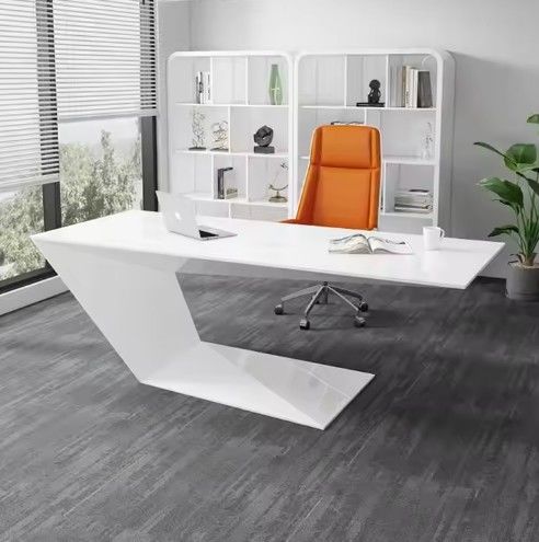 Jefe de pintura el escritorio del presidente simple gerente creativo moderno escritorio escritorio combinación de silla de escritorio