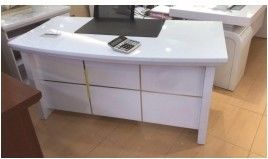 Muebles de escritorio modernos Proveedor Nuevos diseños Presidente de madera Jefe Ejecutivo Mesa de oficina Escritorio